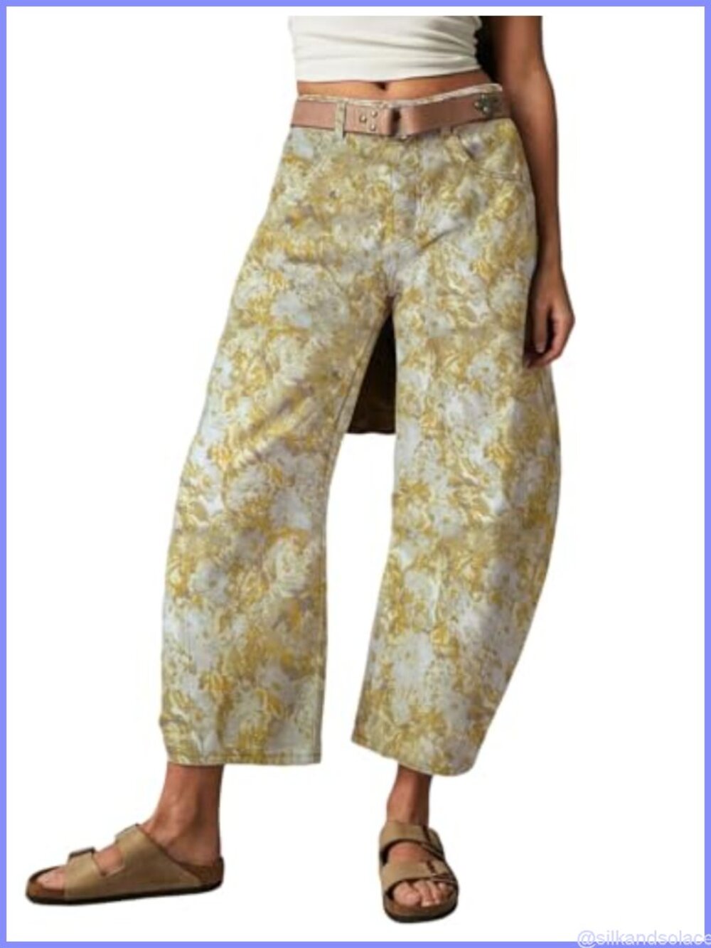 Baggy Barrel Jeans Mid Rise Wide Leg Cartoon Patchwork Y2K Denim 98% Cotton